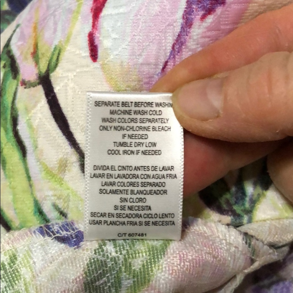 Danny & Nicole Flowered Dress absolutely beautiful - Picture 16 of 16